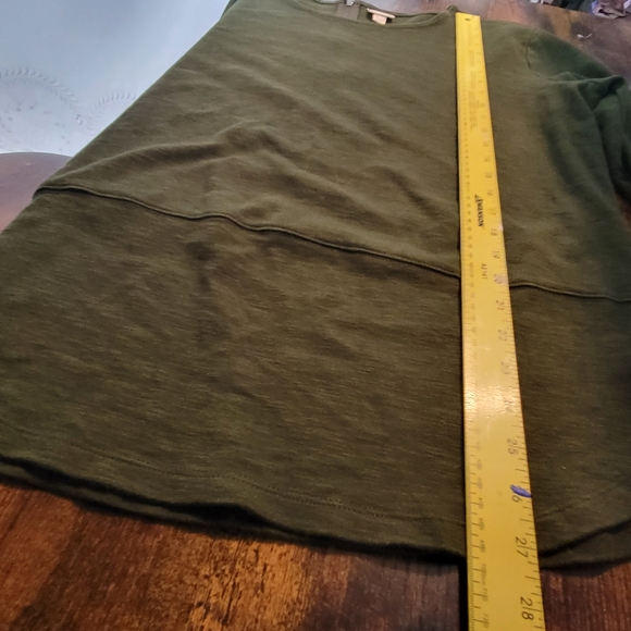 Merona Olive Green Women's Scoop Neck Tunic - Picture 12 of 13